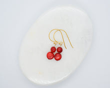 Load image into Gallery viewer, *Limited Edition* Coral 2 Stone on 24k Gold Vermeil
