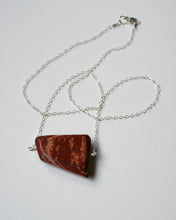 Load image into Gallery viewer, Sterling Silver Necklace With Ocean Jasper
